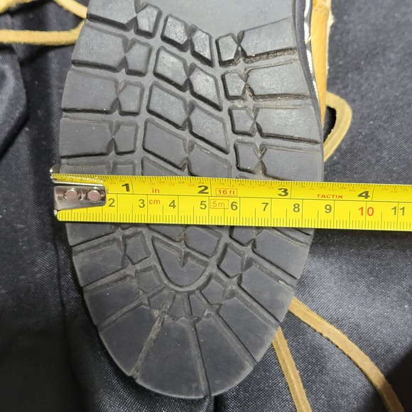 Roper Genuine Leather Lace Up Ankle Boots Tan Size 7 47707800 - Picture 6 of 8